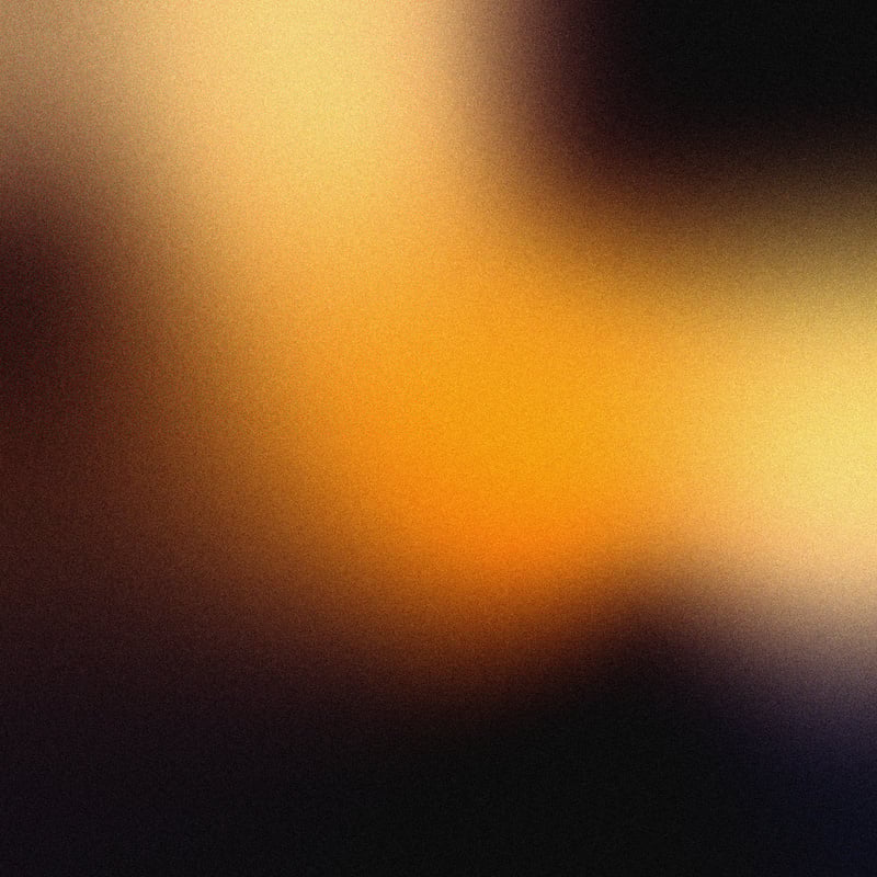 Yellow Orange and Dark Brown Trendy Grainy Gradient Background